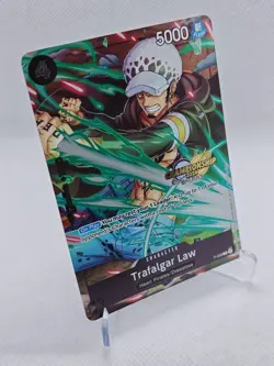 ONE PIECE ENGLISH CARD CHAMPIONSHIP HOLO GAME CARTE Trafalgar Law P-038 NM - Image 2