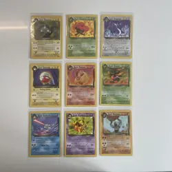 Pokemon TCG Team Rocket Bundle 49 Cards No Duplicates WOTC Vintage 1999 - Image 2