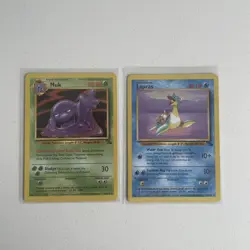 Pokemon TCG Fossil Bundle includes 2 Rare non Holo’s 32 Cards total No Dups WOTC - Image 2