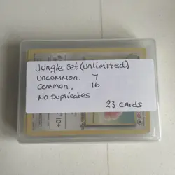 Pokemon TCG Jungle Bundle 23 Cards No Duplicates Vintage WOTC - Image 1
