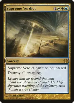 MTG Supreme Verdict - 201 / English / Lightly Played - Image 1