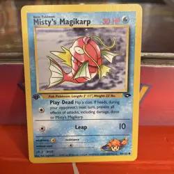 Pokemon TCG Misty’s Magikarp 88/132 1st Edition Gym Challenge WOTC Vintage - Image 3