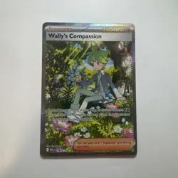 Pokemon Mega Evolution Wally’s Compassion 186/132 Special Illustration Rare NM - Image 1