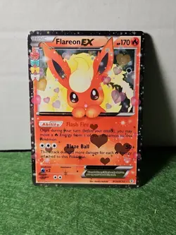 Flareon EX RC6/RC32 Pokemon TCG Card Generations Holo Rare Radiant Collection - Image 1