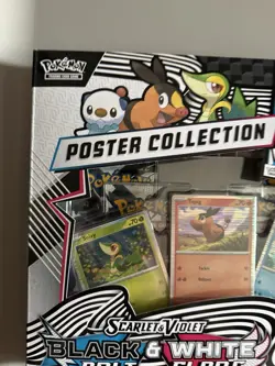 Pokemon TCG: Black Bolt & White Flare- Unova Poster Collection Box NEW/SEALED - Image 2