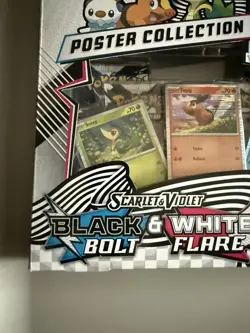 Pokemon TCG: Black Bolt & White Flare- Unova Poster Collection Box NEW/SEALED - Image 5
