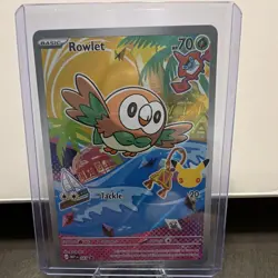 2026 Pokemon First Partner Illustration Gen 7 Rowlet, Litten, and Popplio - Image 5