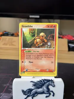 Growlithe 65/100 Pokemon Sandstorm Regular Non Holo E-Reader - Image 1