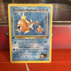 Pokemon TCG Giovanni's Magikarp 73/132 1st Edition Gym Challenge WOTC Vintage - Image 3