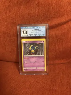 Seviper 50/147 Burning Shadows - CGC 7.5 Minor Miscut Off-Centre Graded Pokemon - Image 1