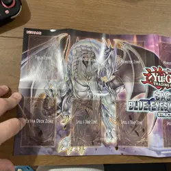 Yugioh Saga Of Blue-Eyes White Dragon Playmat/Poster +Bonus FREE SHIPPING! - Image 2