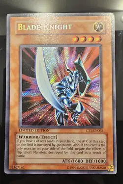 Yu-Gi-Oh! TCG Blade Knight CT1-EN002 2004 Collectors Tin Limited Edition - LP - Image 1