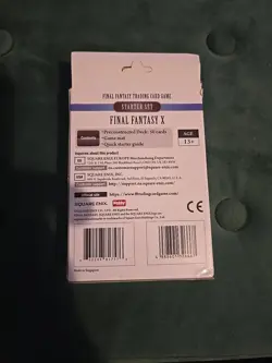 FINAL FANTASY X CCG Starter Set cards Opened - English - Image 2