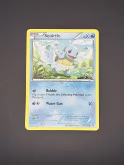 EX-NM Plasma Blast Squirtle Common 14/101 2022 Pokemon TCG Card - Image 2
