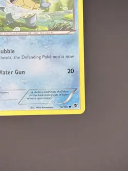 EX-NM Plasma Blast Squirtle Common 14/101 2022 Pokemon TCG Card - Image 3