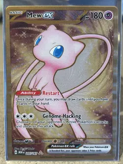 Pokemon TCG Scarlet & Violet 151 Gold Mew UPC Promo Metal Card 205/165 - Image 2
