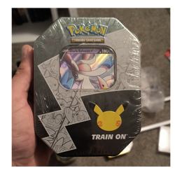 Pokemon TCG Celebrations Dark Sylveon V Sealed Promo Tin 37 Cards English 2021 - Image 1
