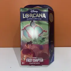 Disney Lorcana: The First Chapter Ruby & Emerald Starter Deck - 60 Cards 4050368981707 - Image 1