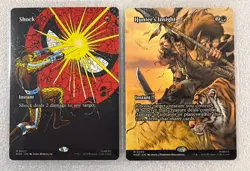 Lot of 8 MTG Marvel SpiderMan Card Borderless Full Art -Relentless Assault Shock - Image 3