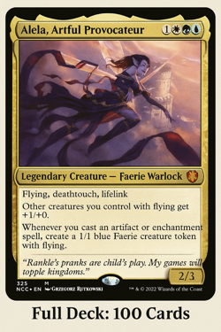 Alela Artful Provocateur Deck Commander/EDH MTG Magic The Gathering - Image 1