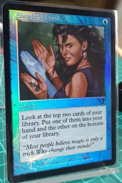 Mtg Foil Sleight Of Hand/Sleight Hand 7Ed C - Image 2
