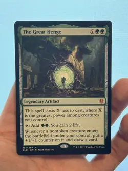 1X The Great Henge MINT MTG Magic ELD Throne of Eldraine Mythic Staple EDH CEDH - Image 1