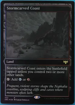 Stormcarved Coast (Silver Screen) FOIL Innistrad: Double Feature NM (515001) - Image 1