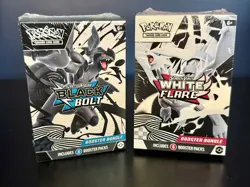 Pokemon Black Bolt & White Flare Booster Bundles Set of 2 - New & Sealed - Image 1