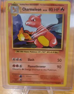 Charmeleon NM Pokemon #024/102 Base Set Vintage 1999 Uncommon Near Mint Regular - Image 1