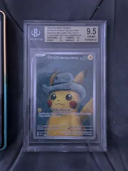 Pokemon Pikachu With Grey Felt Hat Van Gogh PSA 10 BGS - Image 1