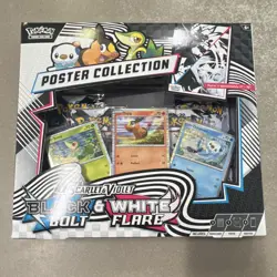 Pokemon TCG Scarlet & Violet Black Bolt & White Flare poster collection - Image 1