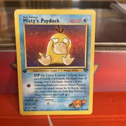 Pokemon TCG Misty’s Psyduck 90/132 1st Edition Gym Challenge Common WOTC - Image 3