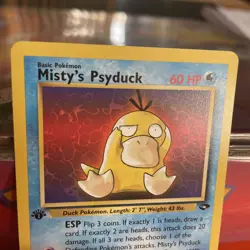 Pokemon TCG Misty’s Psyduck 90/132 1st Edition Gym Challenge Common WOTC - Image 4