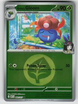 Erika's Gloom (Energy Symbol Pattern) 002/217 ASC Pokemon Reverse Holo NM - Image 1