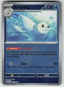 Dewgong 022/094 Common Phantasmal Flames Pokemon Reverse Holo Near Mint - Image 1