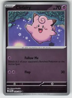 Clefairy 030/088 Common Perfect Order Pokemon Reverse Holo Near Mint - Image 1