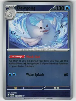 Dewgong 019/088 Rare Perfect Order Pokemon Reverse Holo Near Mint - Image 1