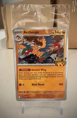 Pokemon Field Museum Fossil Exhibit Archeops Promo SEALED 051/086 - Image 1