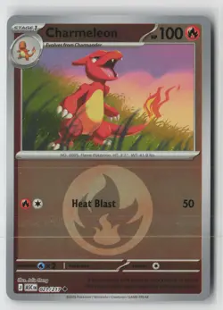 Charmeleon (Energy Symbol Pattern) 021/217 Holo ME: Ascended Heroes Pokemon NM - Image 1
