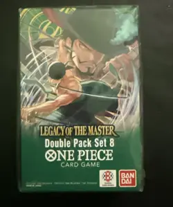 ONE PIECE CARD GAME TCG LEGACY OF THE MASTER Double Pack DP 08 English - Image 1