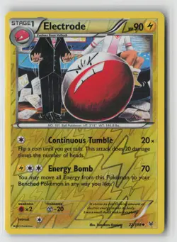 Electrode 22/108 Uncommon Roaring Skies Pokemon Reverse Holo Lightly Played - Image 1