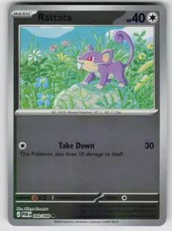 Rattata 060/088 Common Perfect Order Pokemon Reverse Holo Near Mint - Image 1