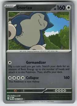 Snorlax 063/088 Common Perfect Order Pokemon Reverse Holo Near Mint - Image 1