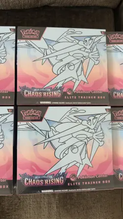 Pokemon Chaos Rising Pokemon Center Elite Trainer Box (Factory Sealed) x 8 - Image 2
