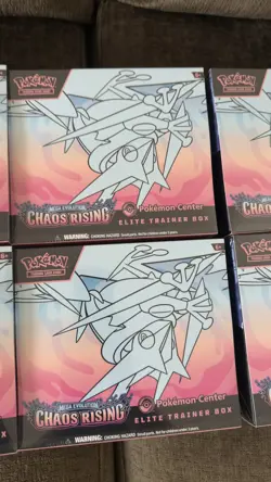 Pokemon Chaos Rising Pokemon Center Elite Trainer Box (Factory Sealed) x 8 - Image 3