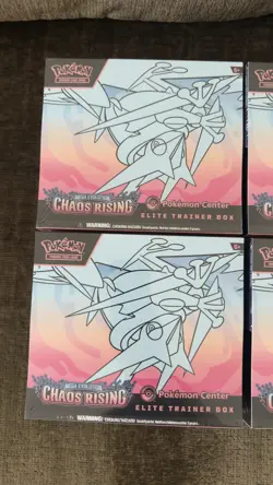 Pokemon Chaos Rising Pokemon Center Elite Trainer Box (Factory Sealed) x 8 - Image 4