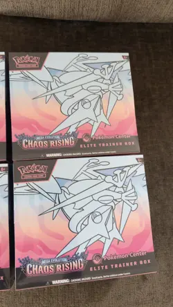 Pokemon Chaos Rising Pokemon Center Elite Trainer Box (Factory Sealed) x 8 - Image 5