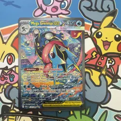 Mega Greninja ex SIR 116/086 Chaos Rising Special Illustration Rare Pokemon TCG - Image 1