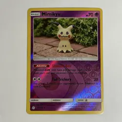 Mimikyu 97/236 Yuka Morri Art Reverse Holo SM Cosmic Eclipse Pokemon TCG - Image 1