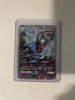 Pokemon Dawn Wings Necrozma MP Promo SM101 Signed By Real Breaking Nate - Image 1